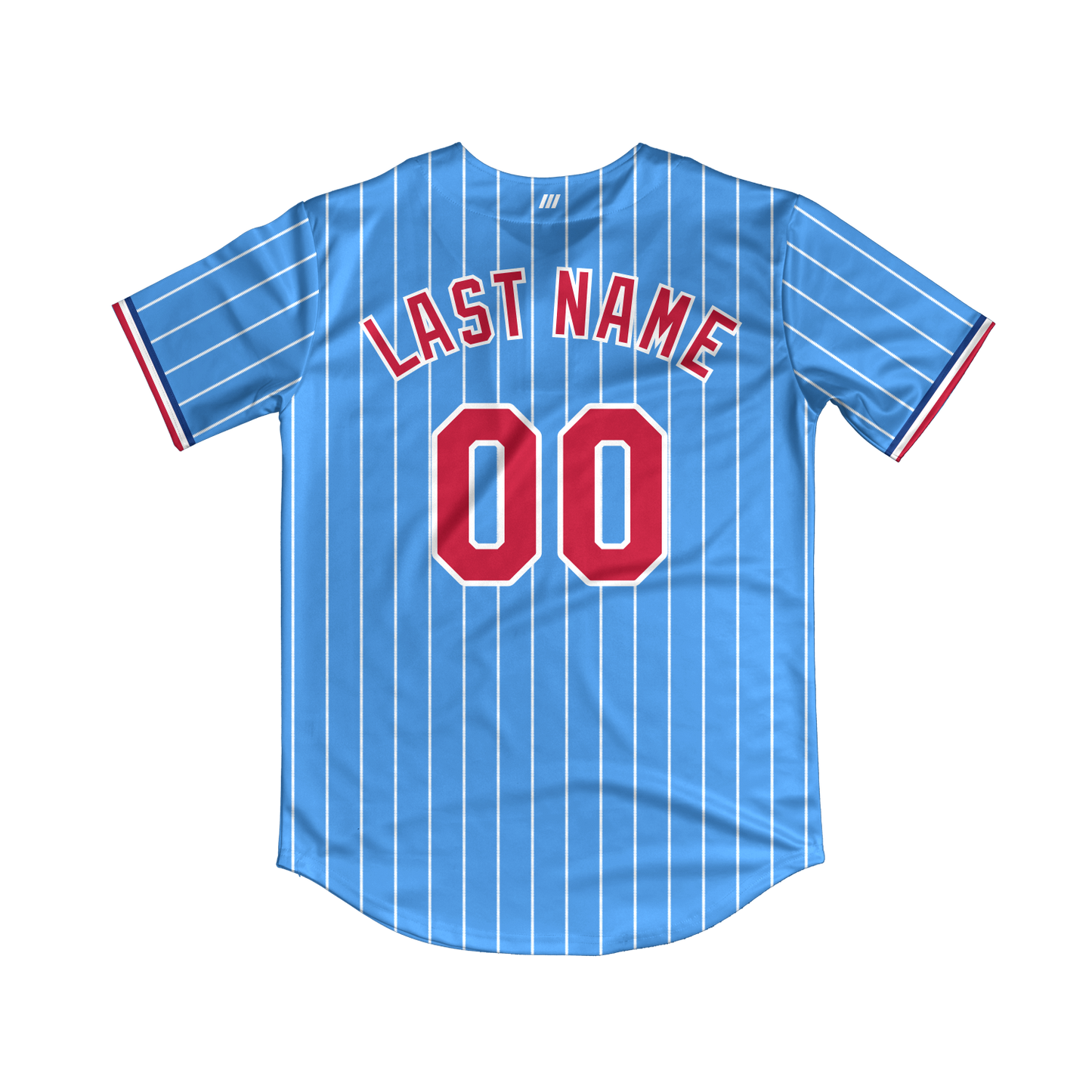 SoCal Aces 2-Button Jersey (Light Blue/White Pinstripes)