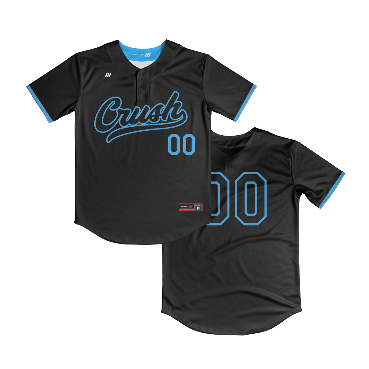 Crush Softball Jersey (Black)