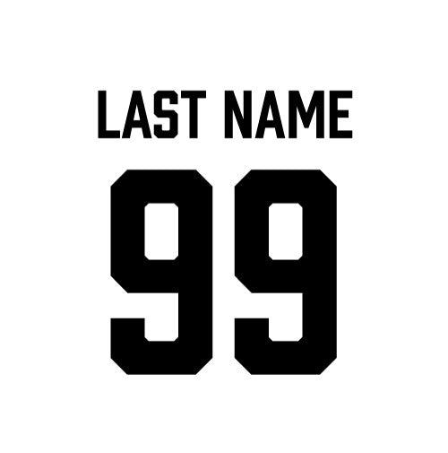 Name & Number (add-on)