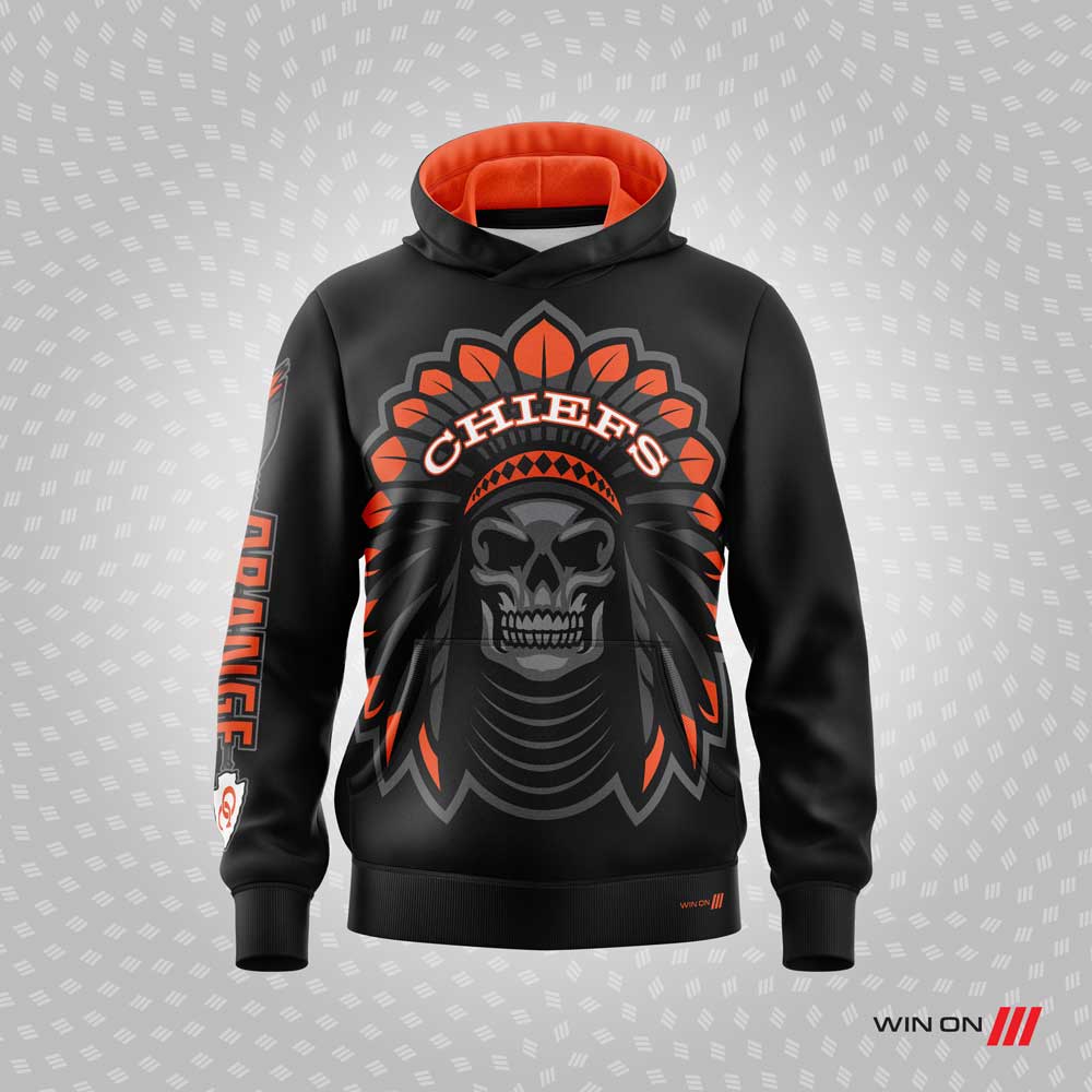 Orange Chiefs "Big Chief" Hoodie