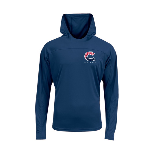 Crush Softball AirFlex Hooded Long Sleeve Performance Tee
