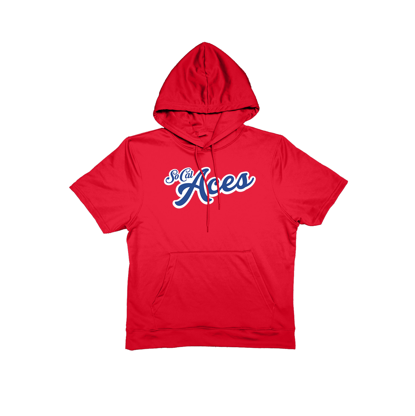 SoCal Aces Short Sleeve Poly Fleece Hoodie
