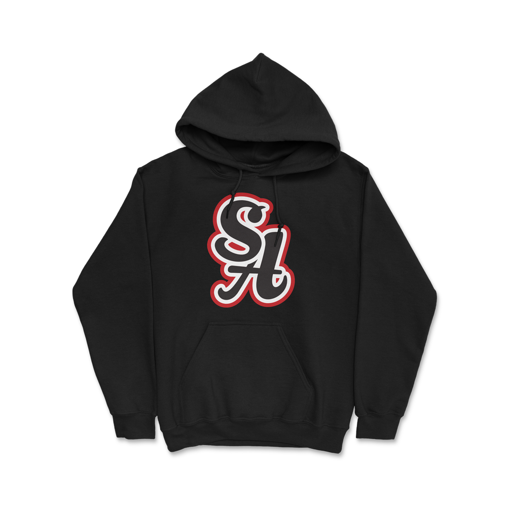 Santa Ana Pony Logo Hoodie (SA Black)