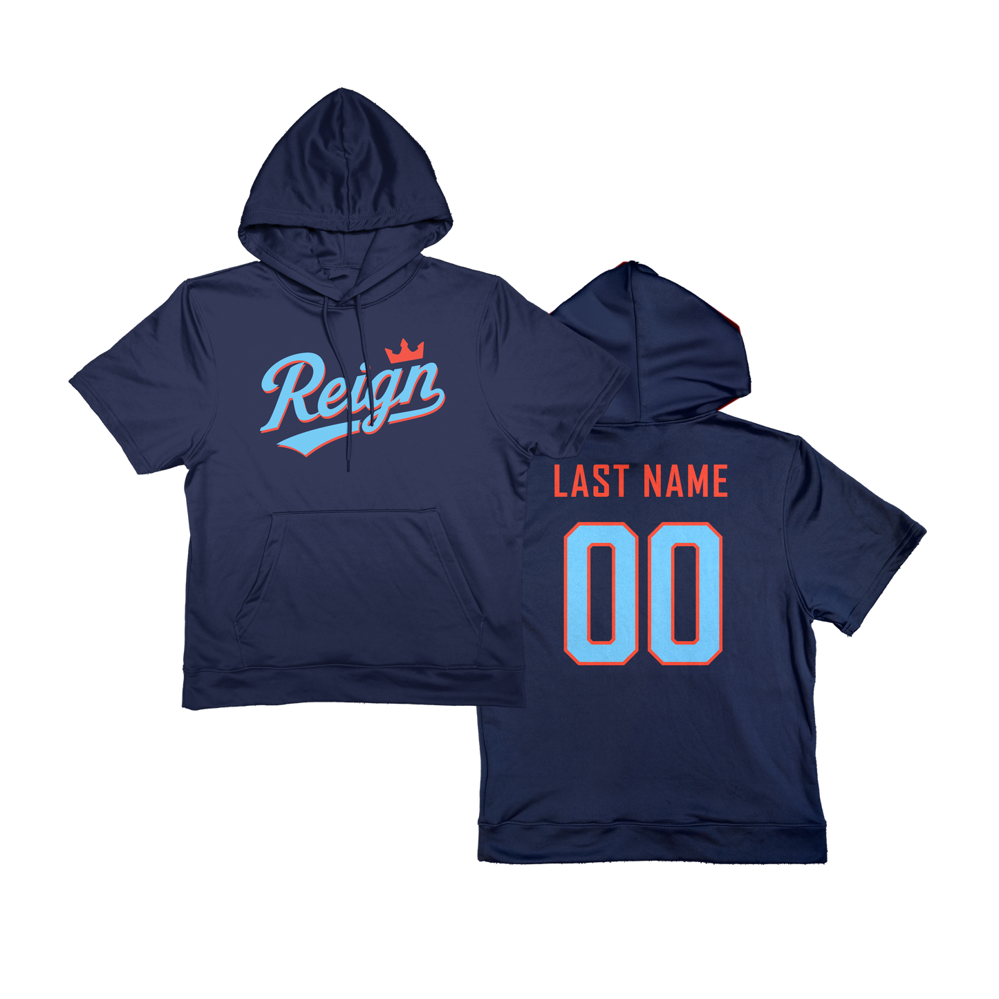LTP Reign Short Sleeve Poly Fleece Hoodie