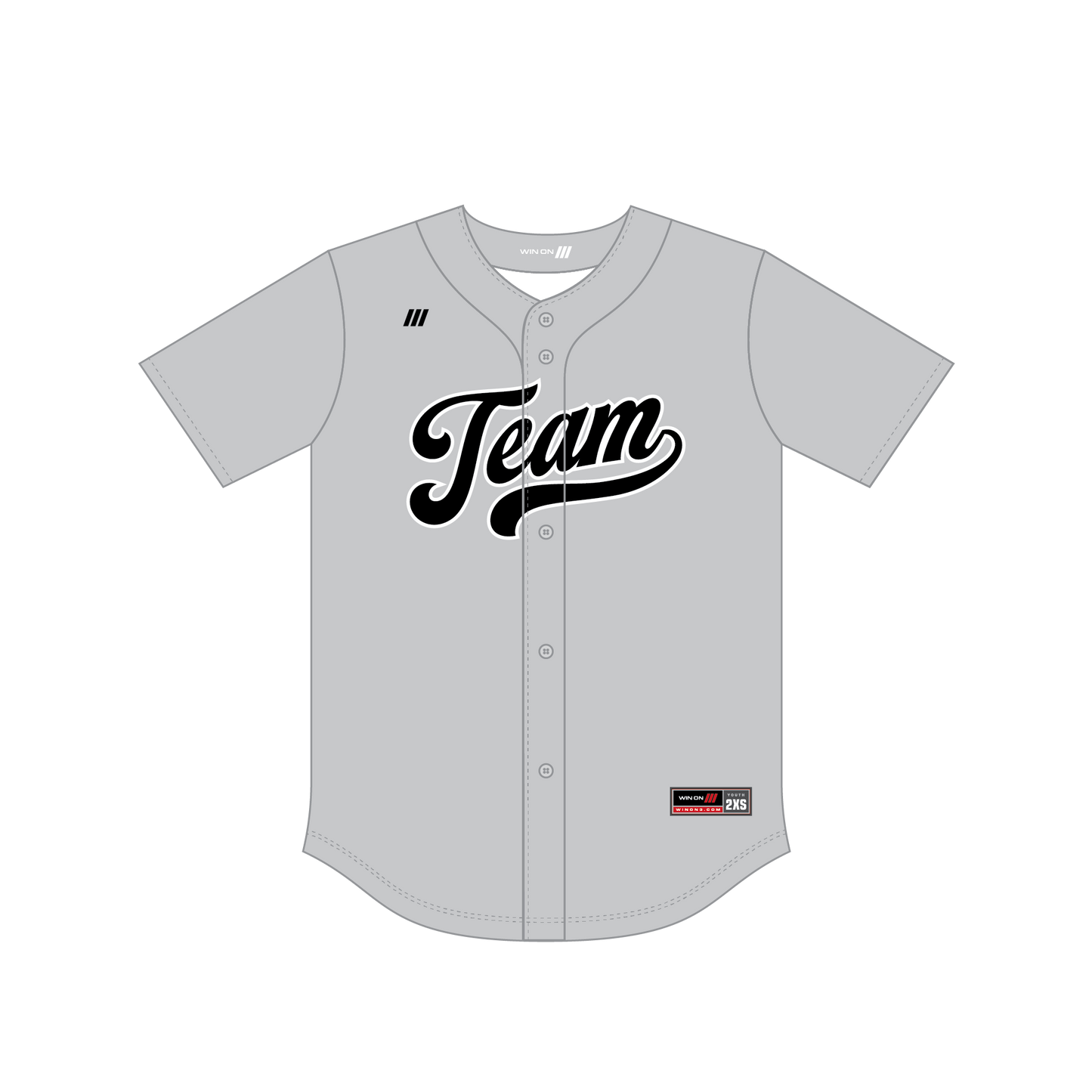 Custom Full Button Jersey (Sublimated)