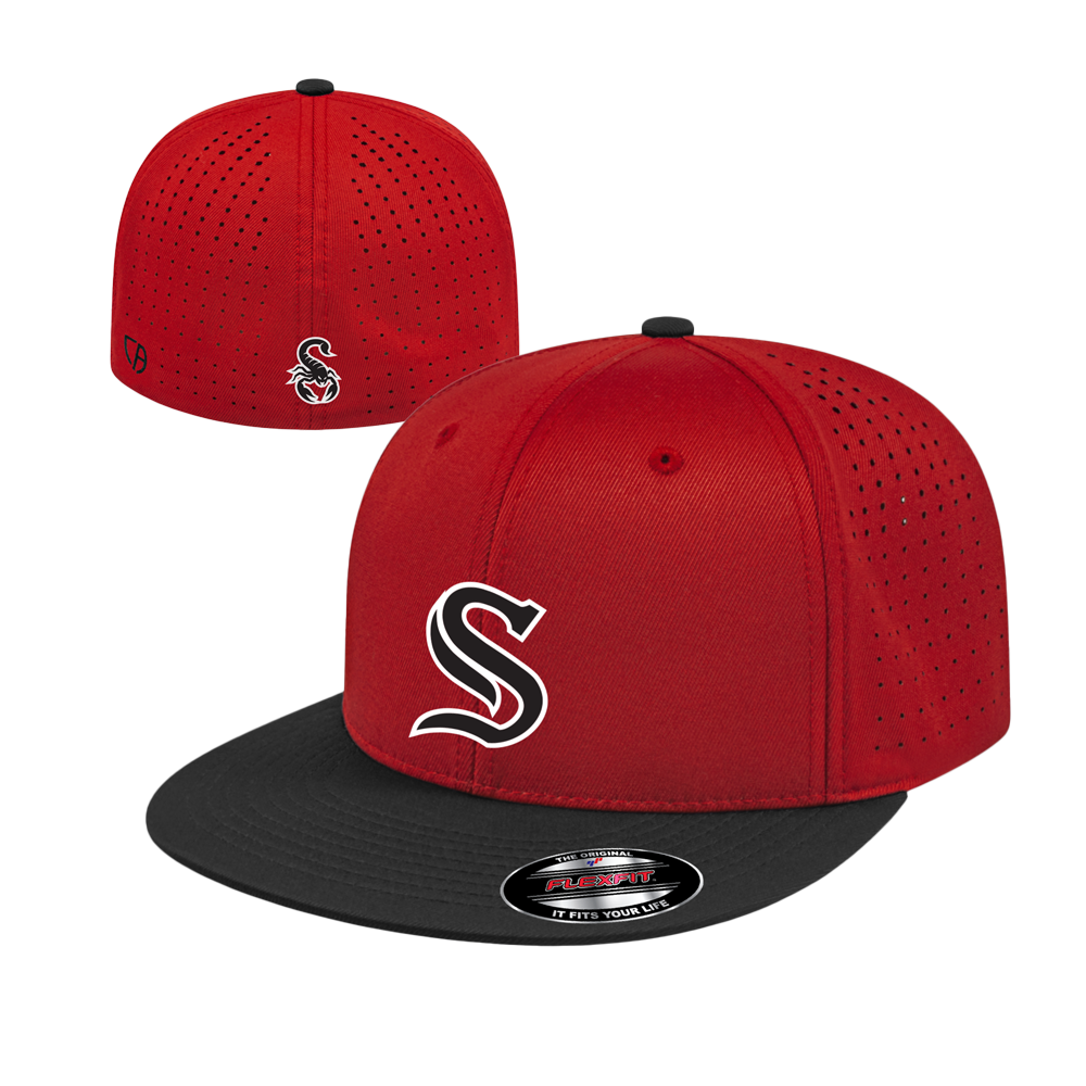 Scorpions FlexFit Hat (Red/Black)