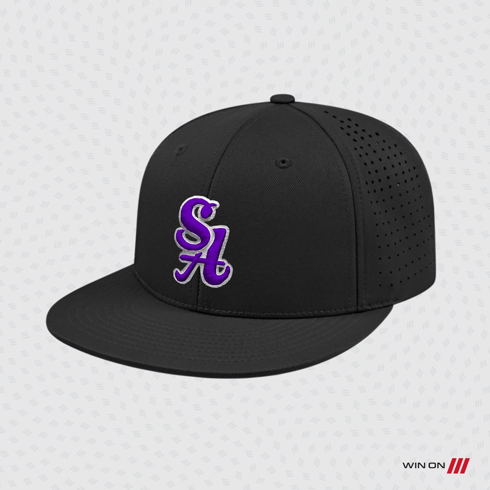 Santa Ana Pony SA FlexFit Hat (Black Hat)