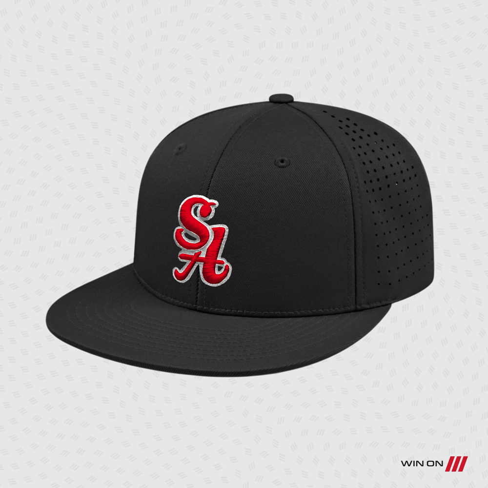 Santa Ana Pony SA FlexFit Hat (Black Hat)