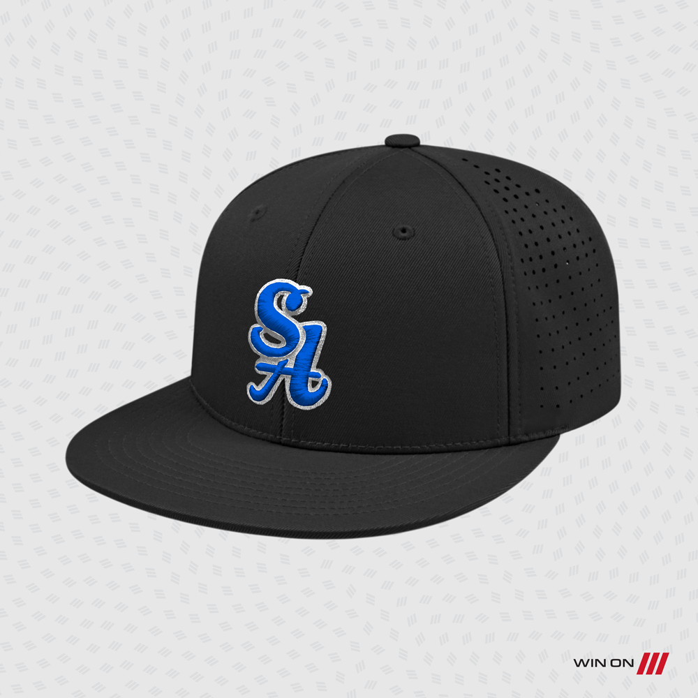 Santa Ana Pony SA FlexFit Hat (Black Hat)