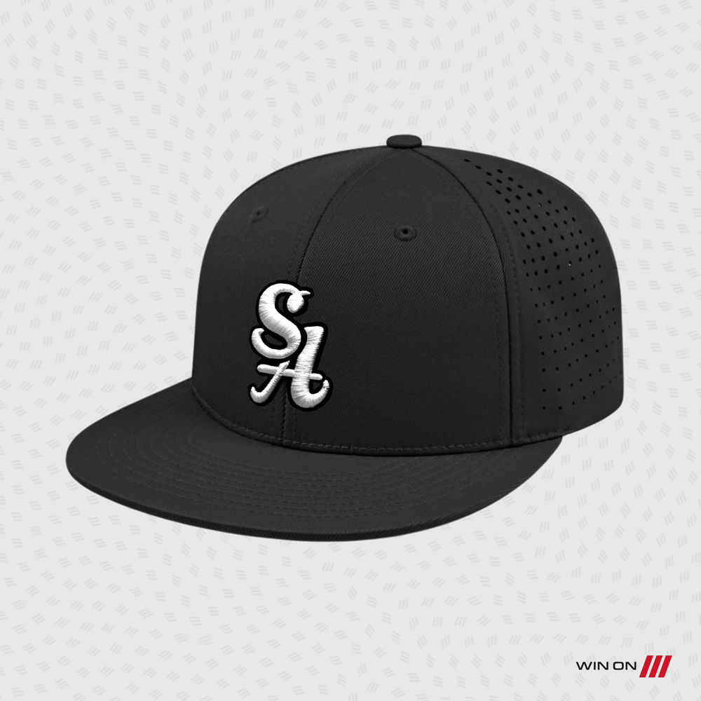 Santa Ana Pony SA FlexFit Hat (Black Hat)