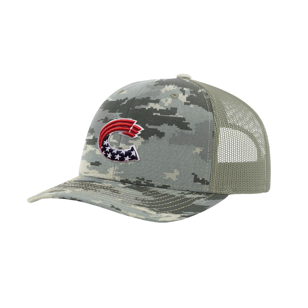 Crush Trucker Hat (Digital Camo)