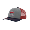 Crush Trucker Hat (Gray/Red/Navy)