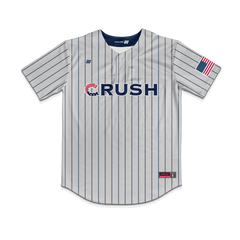 Crush Pinstripe 2-Button Jersey