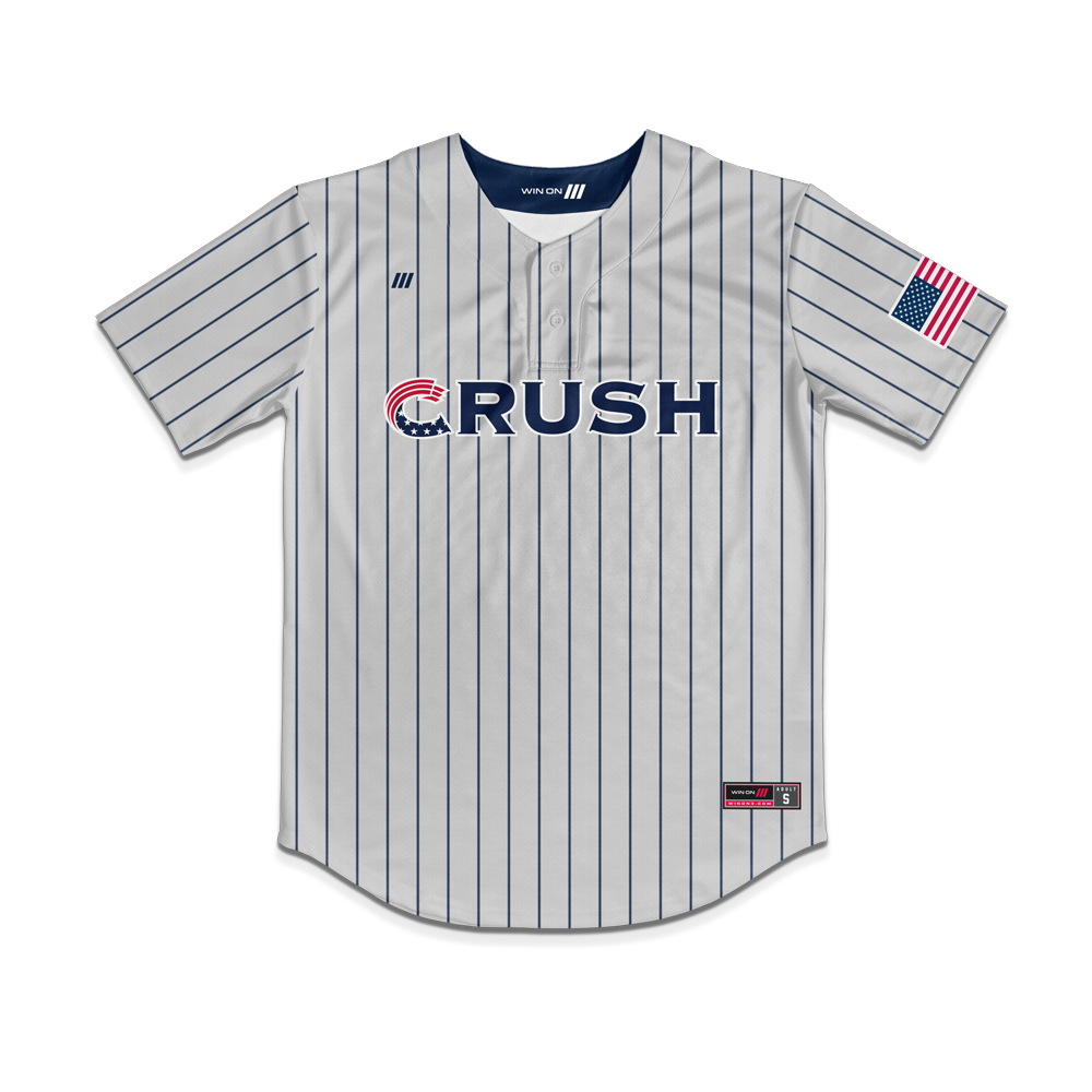 Crush Pinstripe 2-Button Jersey