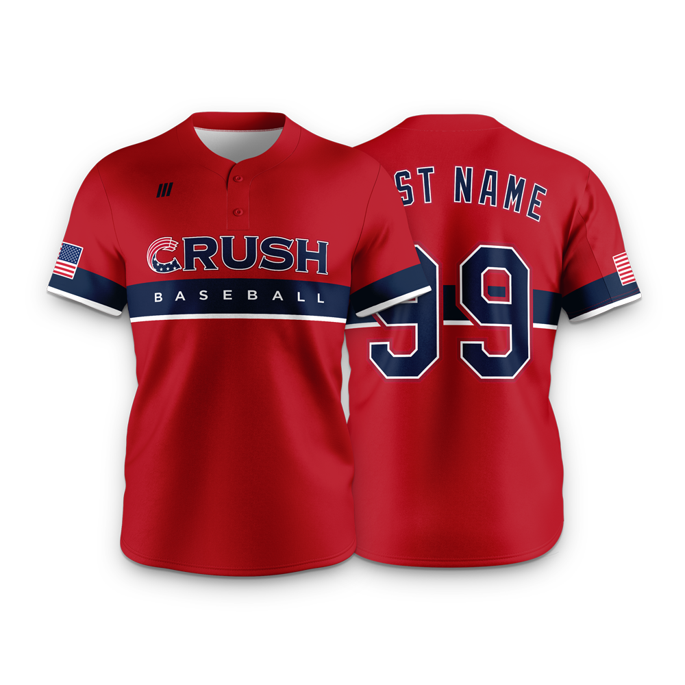 Crush 2-Button Jersey (Red)