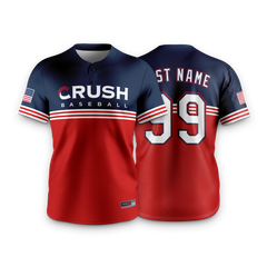 Crush 2-Button Jersey (Navy/Red)