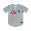 Crush Softball Jersey (Silver/Light Blue Pins)