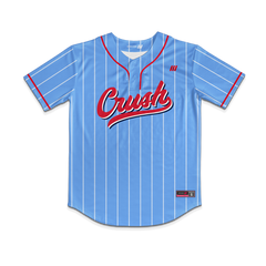 Crush Softball Jersey (Light Blue/White Pins)