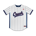 Crush Softball Jersey (White/Navy Pins)