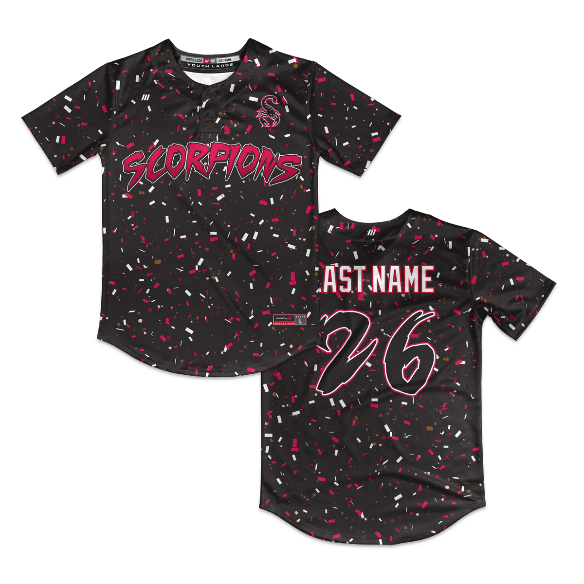 Scorpions 2-Button Jersey (Confetti)
