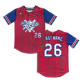 SoCal Aces 2-Button Jersey (Red/Navy Pinstripes)