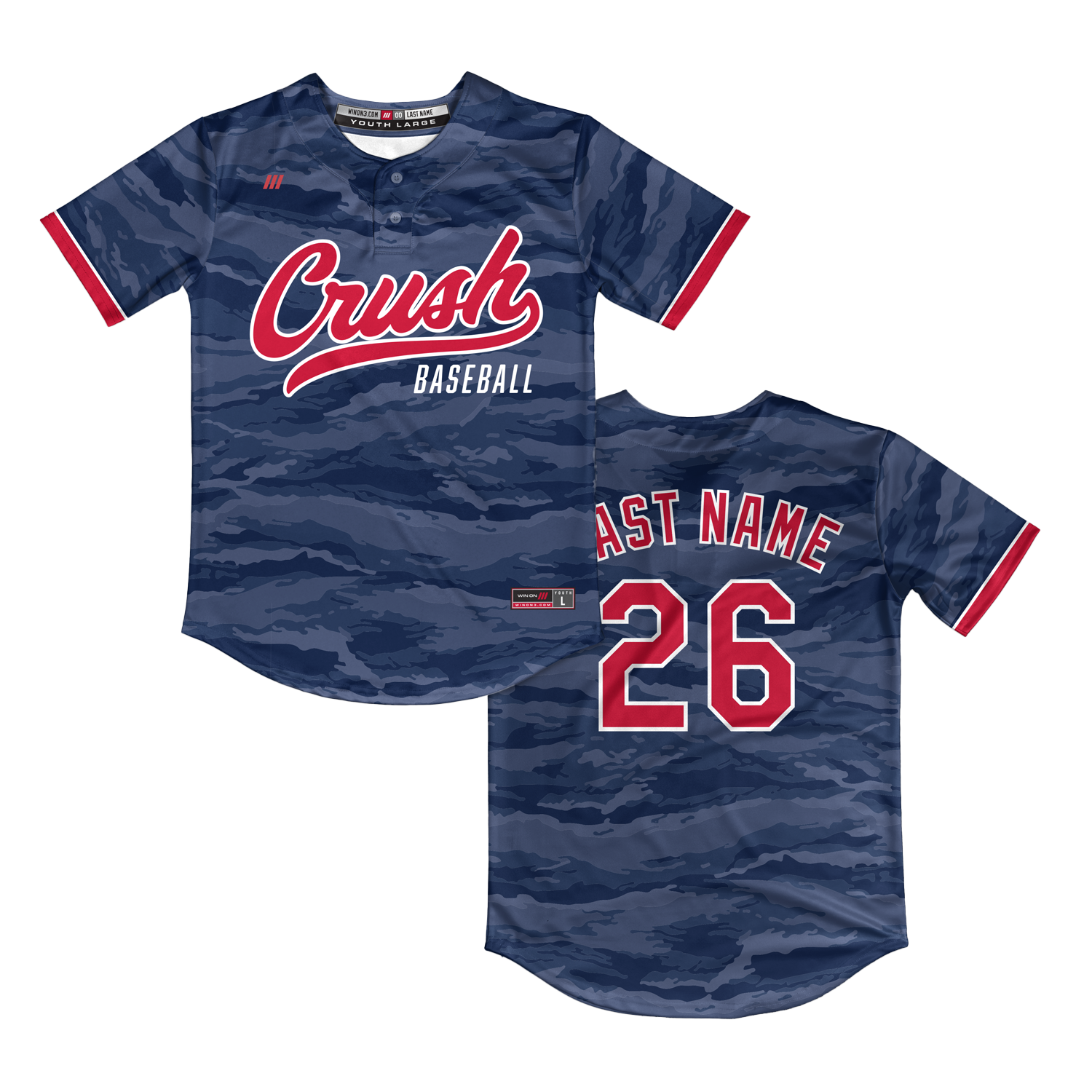 Crush "Navy Camo" Jersey
