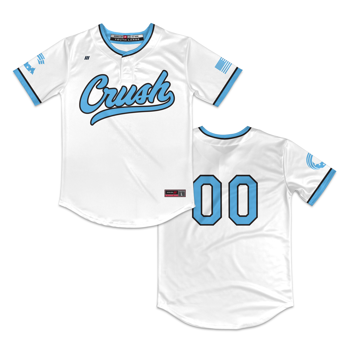 Crush Softball Jersey - Exclusive (White)