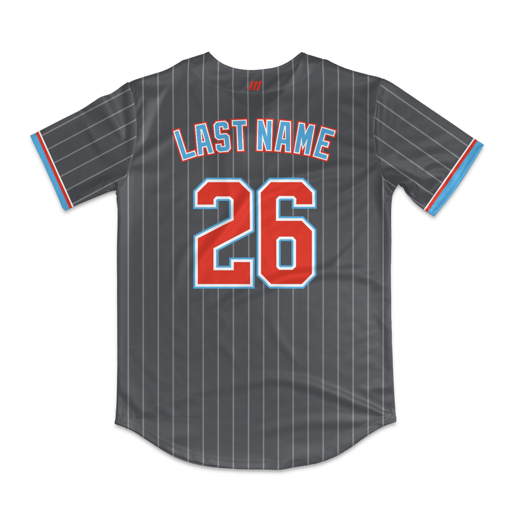 LTP Reign 2-Button Graphite Pinstripe Jersey