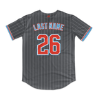 LTP Reign 2-Button Graphite Pinstripe Jersey