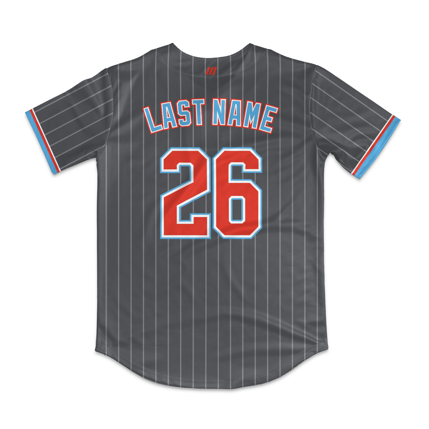LTP Reign 2-Button Graphite Pinstripe Jersey