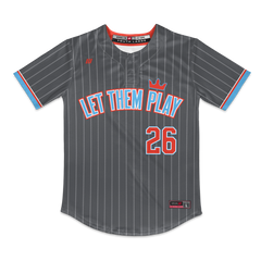 LTP Reign 2-Button Graphite Pinstripe Jersey