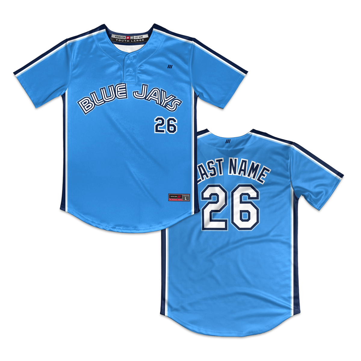 SAPB 2-Button Jersey (Blue Jays)