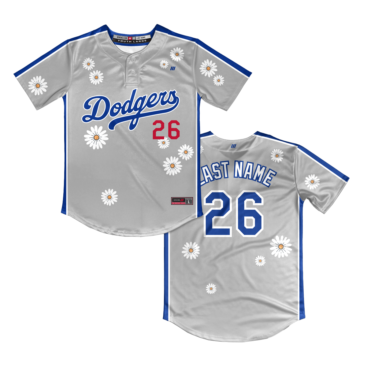 SAPB 2-Button Jersey (Daisy Dodgers)