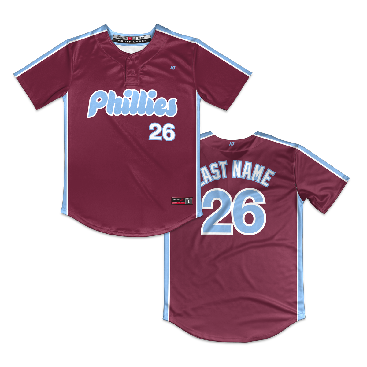 SAPB 2-Button Jersey (Phillies)