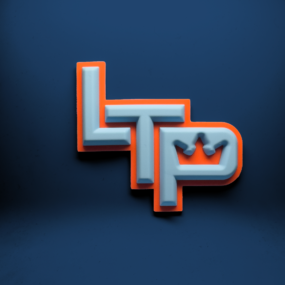 LTP Reign 3D Helmet Decal (Light Blue)