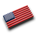US Flag 3D Helmet Decal