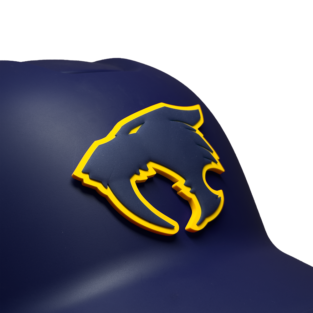 Sabertooth 3D Helmet Decal