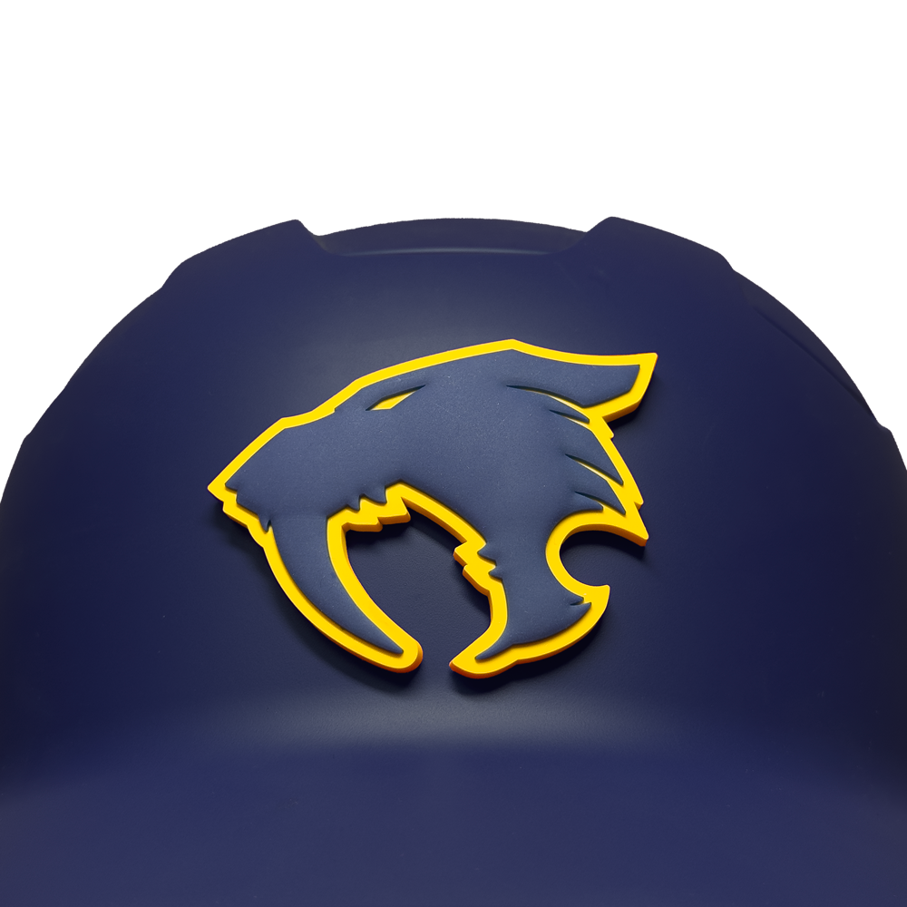 Sabertooth 3D Helmet Decal