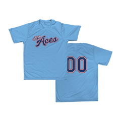 Aces Scrimmage Performance Tee (Light Blue)