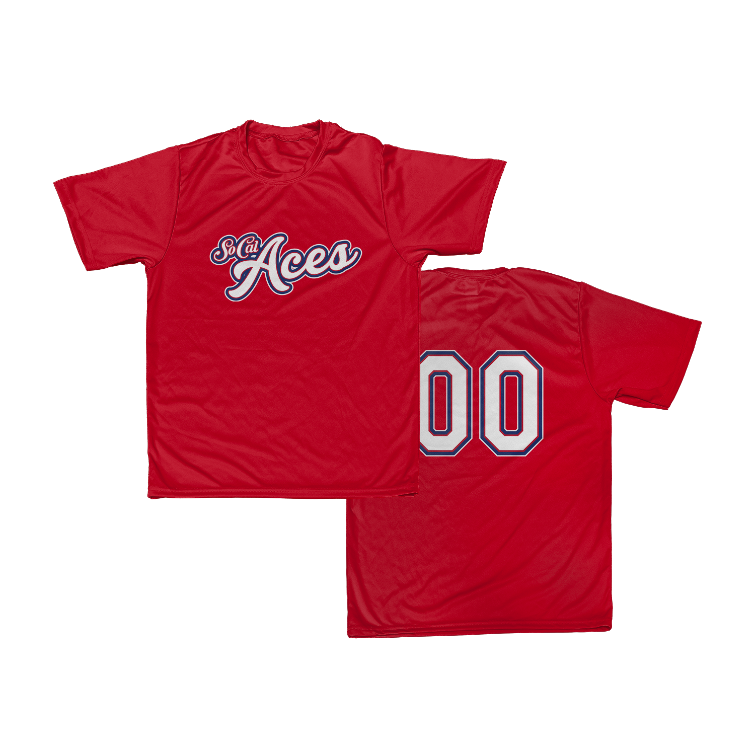 Aces Scrimmage Performance Tee (Red)