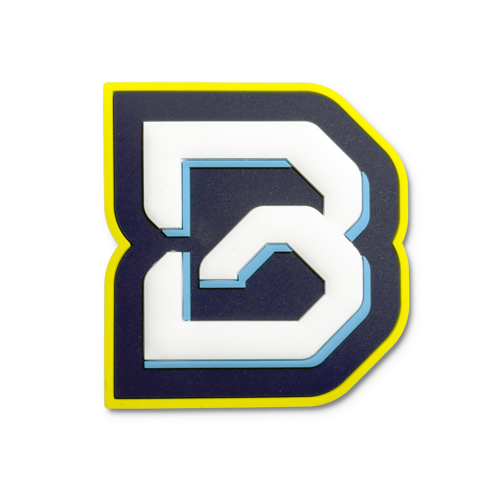 BOTS "B" 3D Helmet Decal