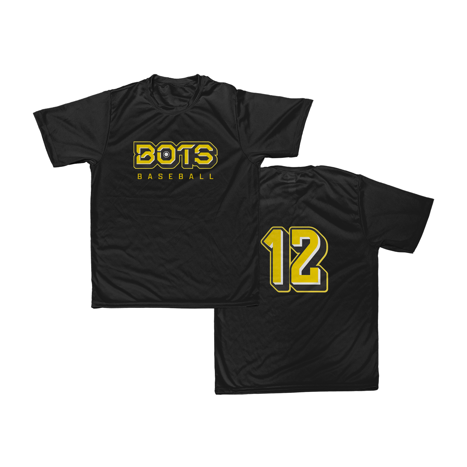 Bots "Scrimmage" Tee - Black/Yellow