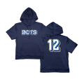 OC Bots Short Sleeve Poly Fleece Hoodie