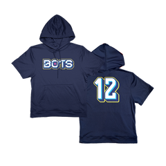 OC Bots Short Sleeve Poly Fleece Hoodie