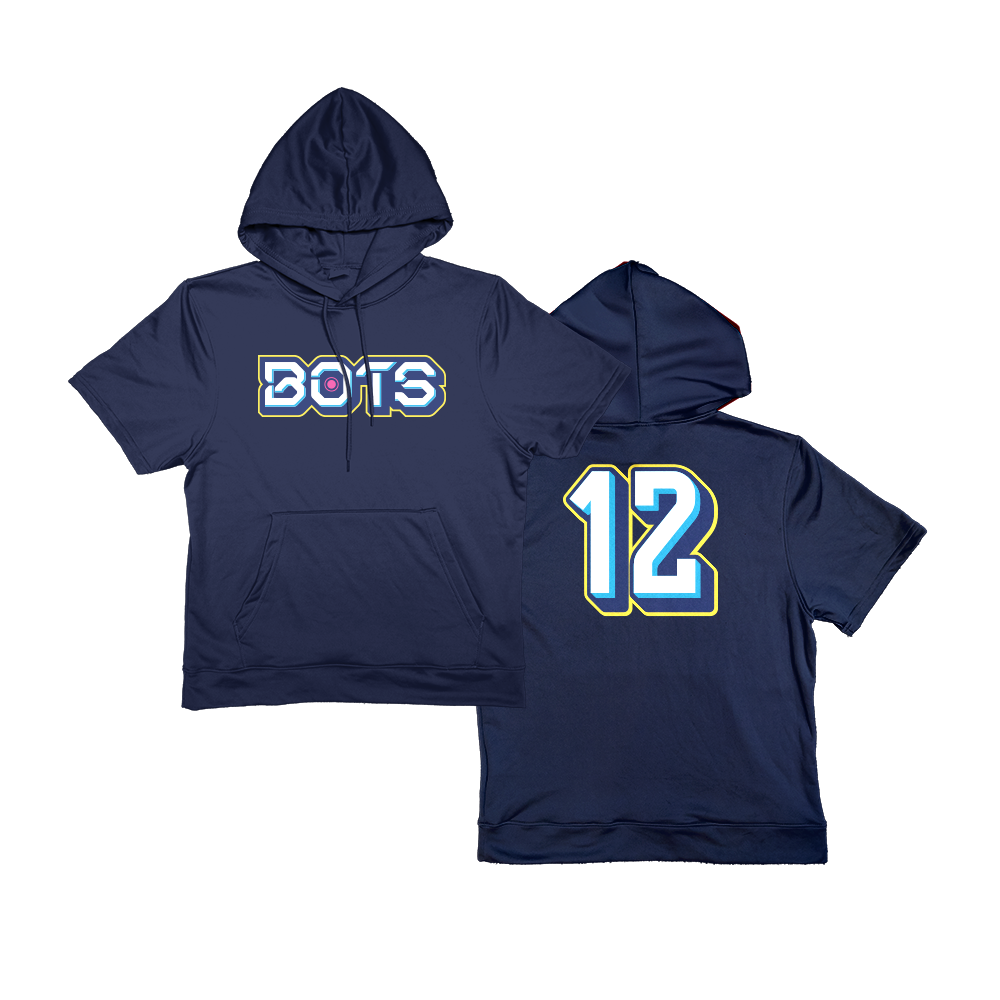 OC Bots Short Sleeve Poly Fleece Hoodie