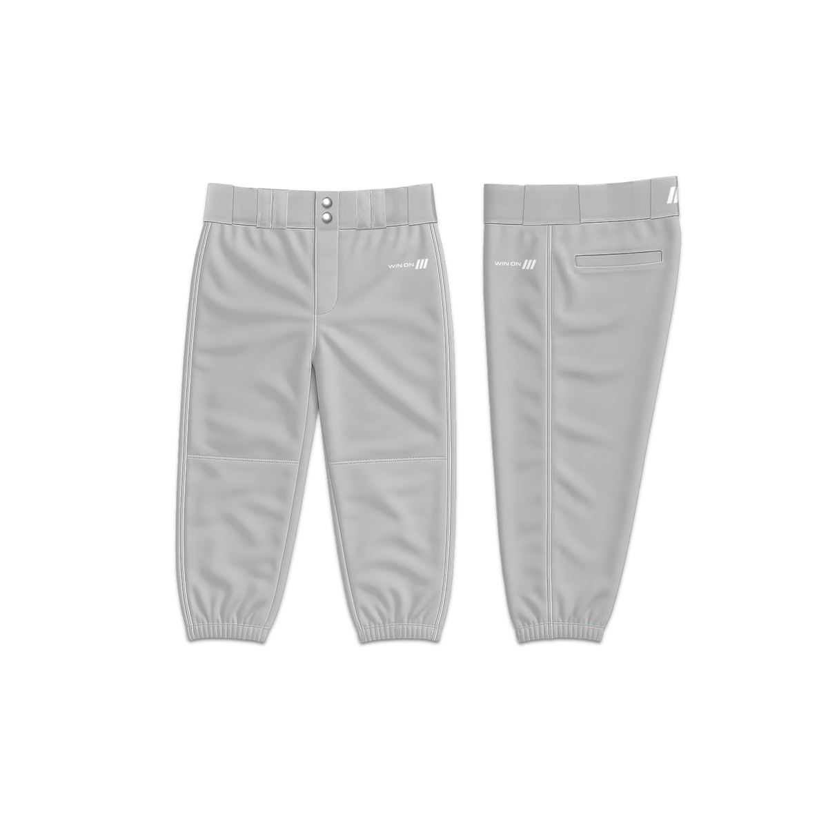 WO3 Baseball Pants (Silver)