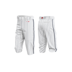 Crush Pinstripe Baseball Pants (White/Navy)