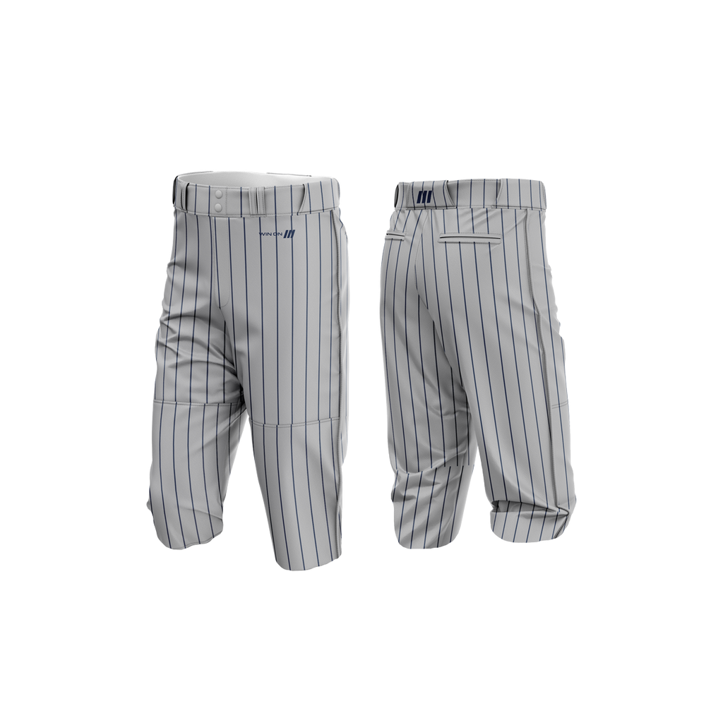 Crush Pinstripe Baseball Pants (Gray/Navy)
