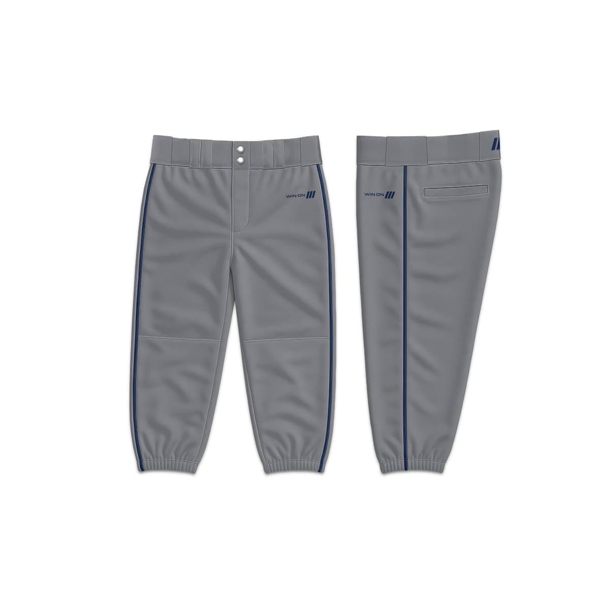 Crush Gray Baseball Pants - 13U Brambilla