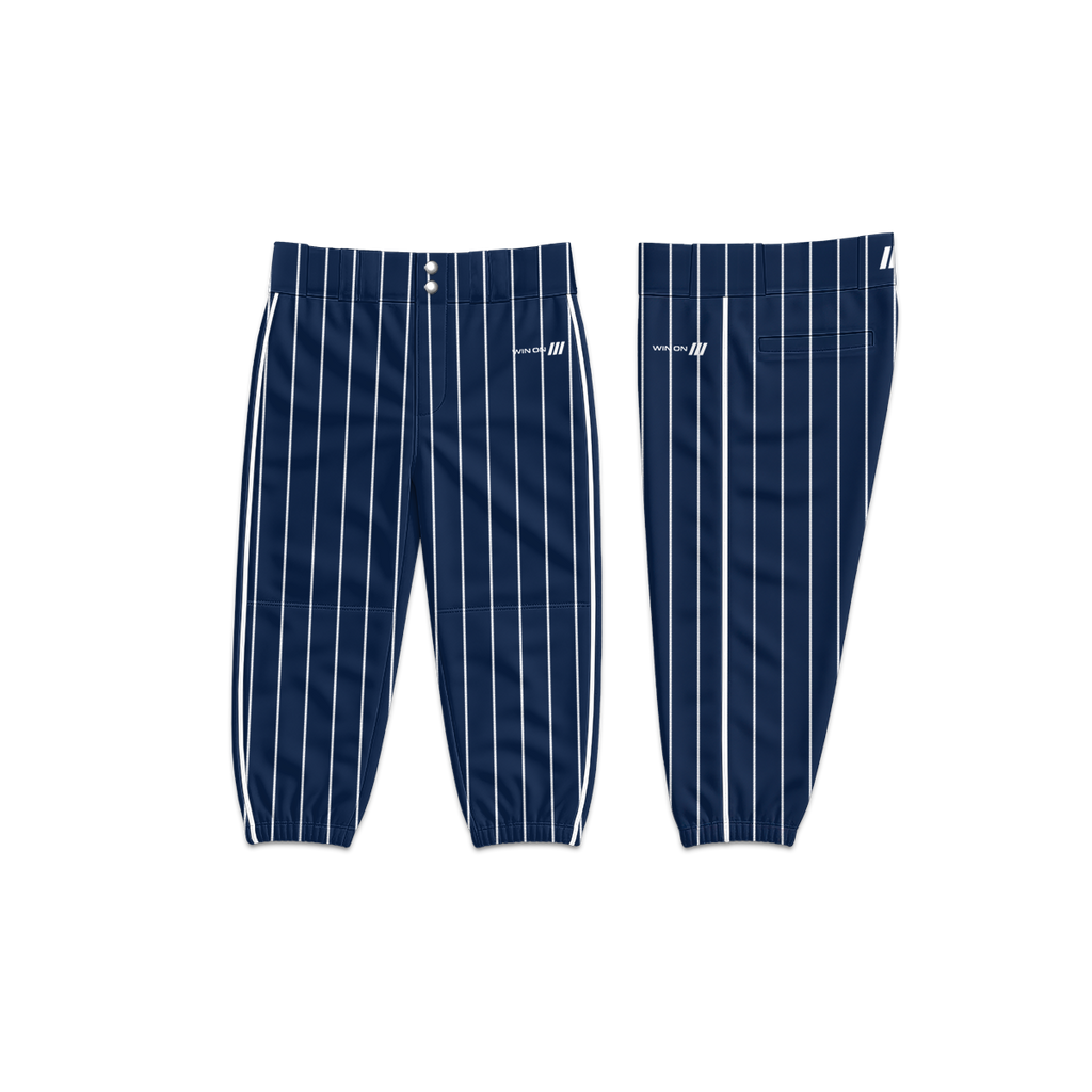 Crush Navy/Pinstripe Baseball Pants - 13U Brambilla